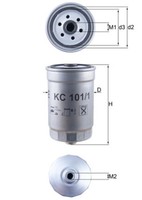 Kraftstofffilter Knecht KC 101/1 Anschraubfilter FüR KIA Hyundai Getz Accent CM