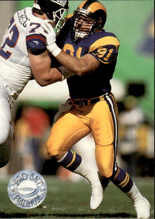 Card Platinum Pro Set 1991 # 216 Greene Los Angeles Rams Platinum Performer