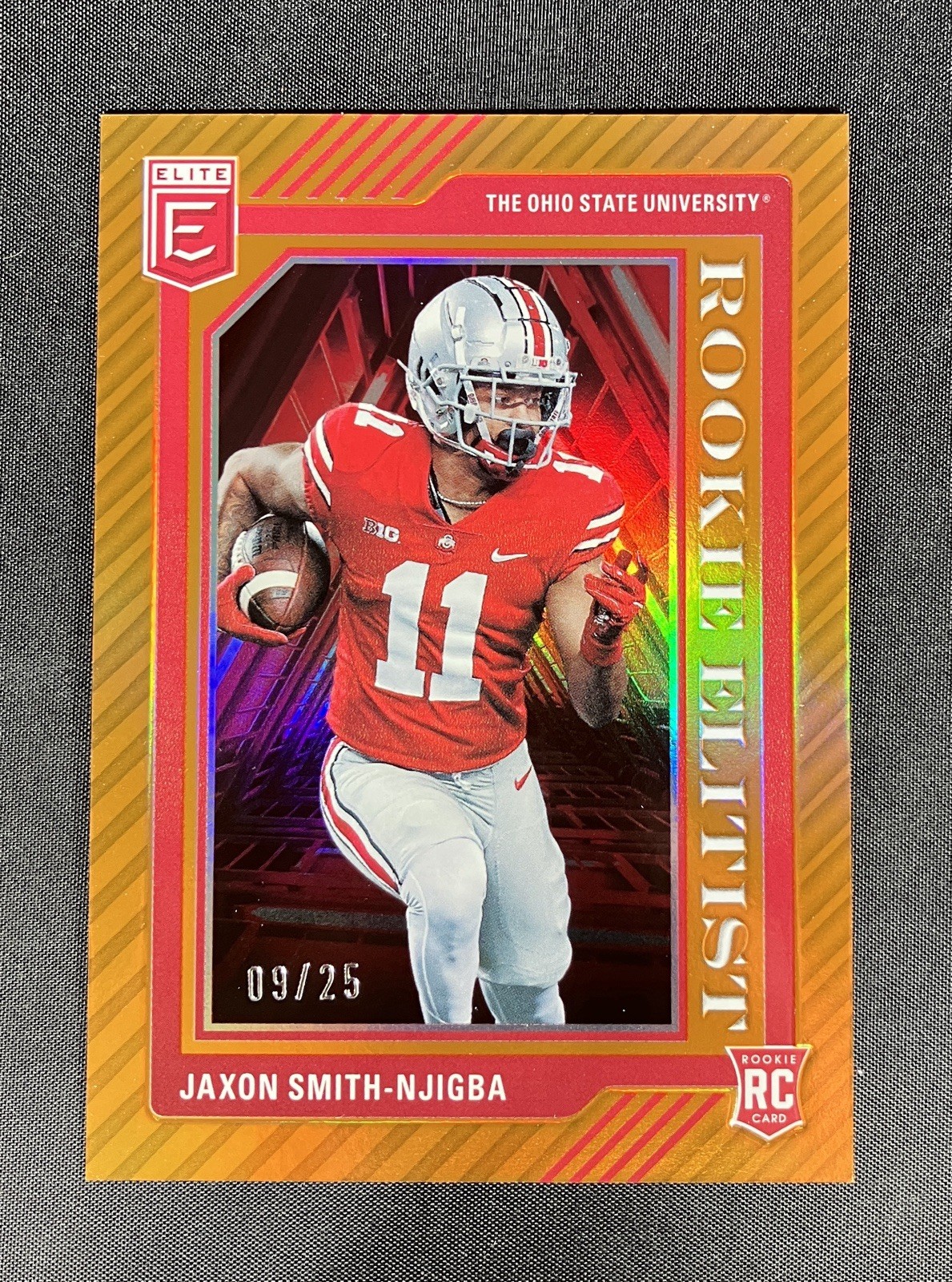 2023 Donruss Elite - Rookie Elitist Orange RE-8 Jaxon Smith-Njigba 09/25