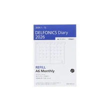 Delfonics Planner 2026 Version / Starting January 2026 Diary Refill A6 Man  699