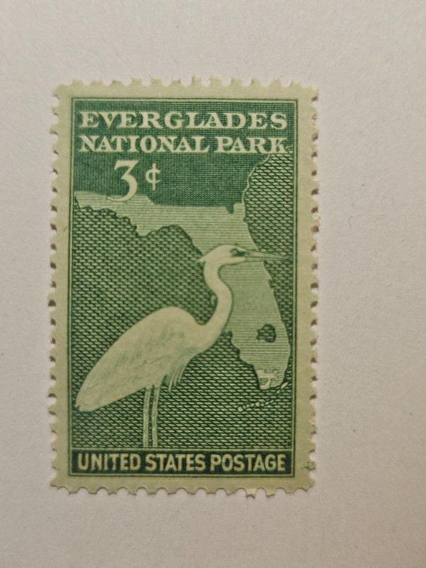 US Stamp 1947  Everglades National Park 3 Cent Stamp MNH stamp 