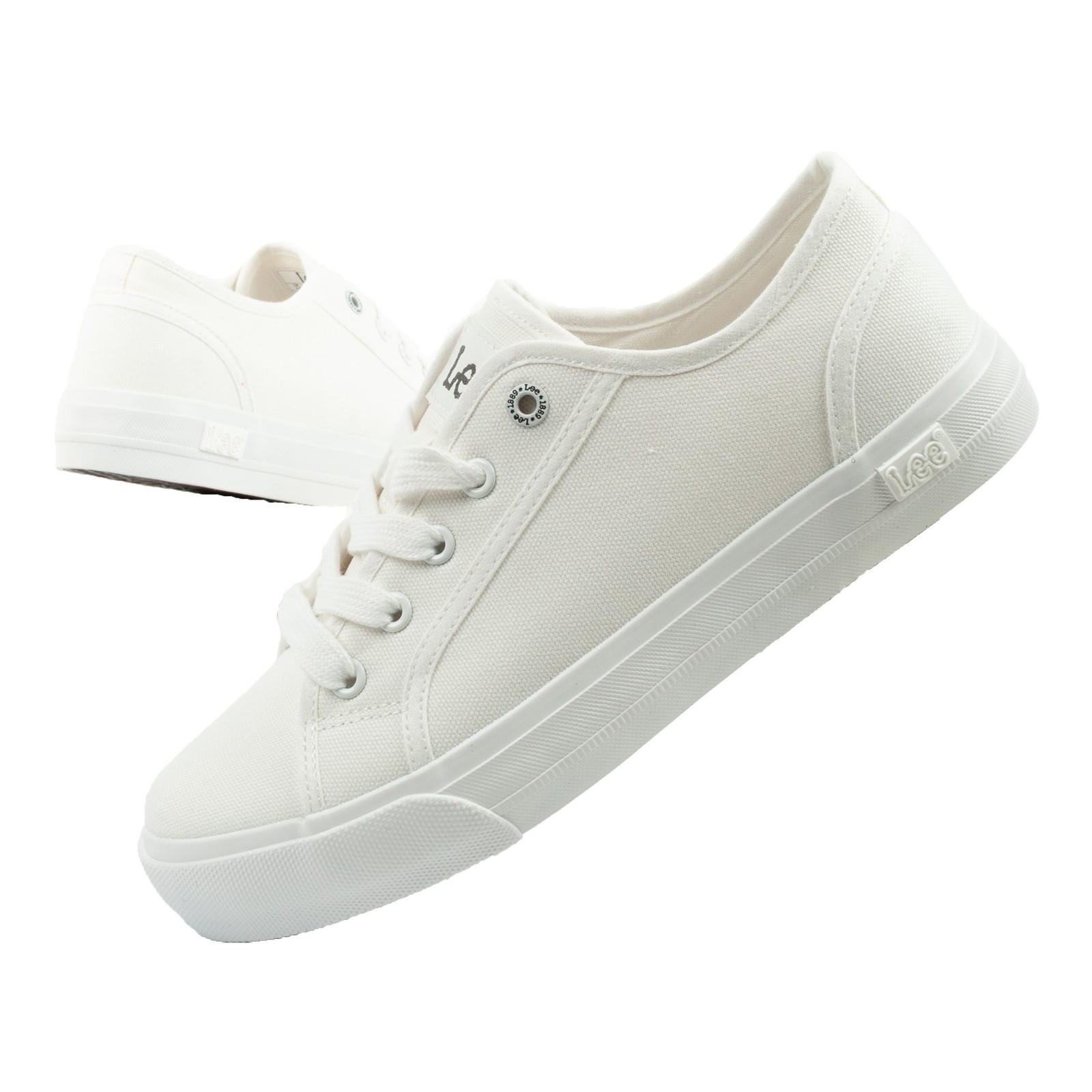 Lee Ava C Damen Sneakers Alltagschuhe Freizeitschuhe Turnschuhe Casual Weiß