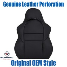 For 2005-2006 Acura Rsx Type-s - Driver Side Lean Back Leather Seat Cover Black