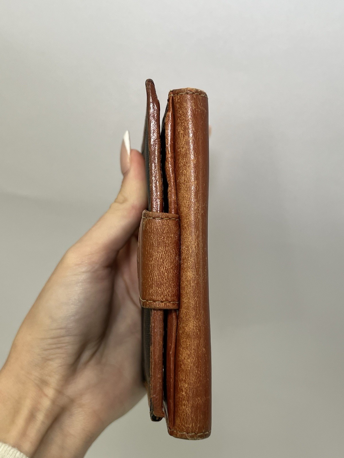 Authentic Vintage Fendi Pequin Check Bifold Wallet – 1980s/90s – Good image 5