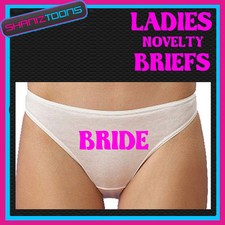 LADIES KNICKERS PERSONALISED BRIDE HEN PARTY NIGHT