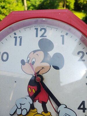Vintage Mickey Mouse Electric Clock, Welby By ELGIN | eBay