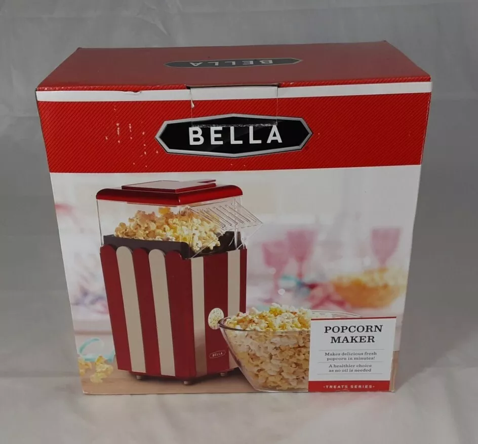 White popcorn sale maker