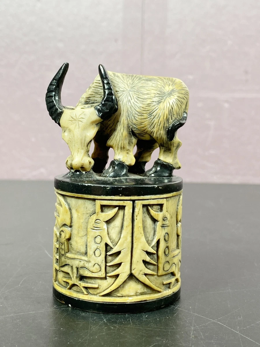 古董中国风原创牛雕像、动物雕像| eBay