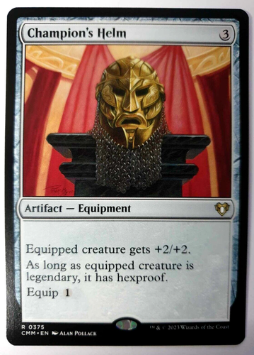 MTG: Commander Masters - Champion's Helm - Rare - 0375 - NM