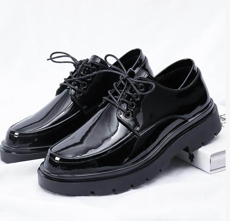 SAOLA Mocassini con lacci piatti da uomo business Oxford scarpe da derby morbide pums scarpe eleganti nere
