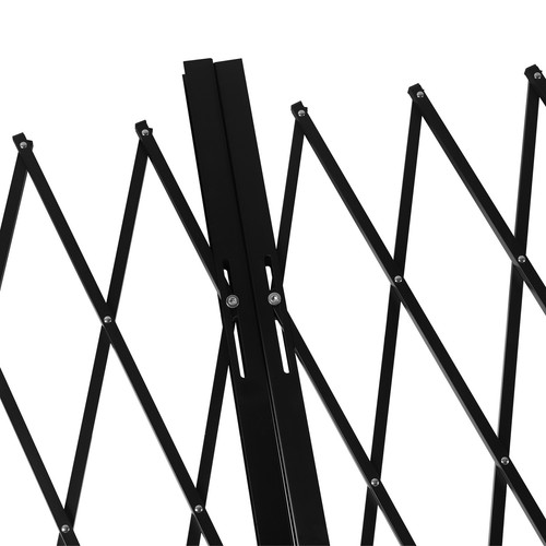 Double Folding Security Gate 360° Rolling Door Gate 6-1/2'H x 12'W Scissor Gate - Picture 10 of 16