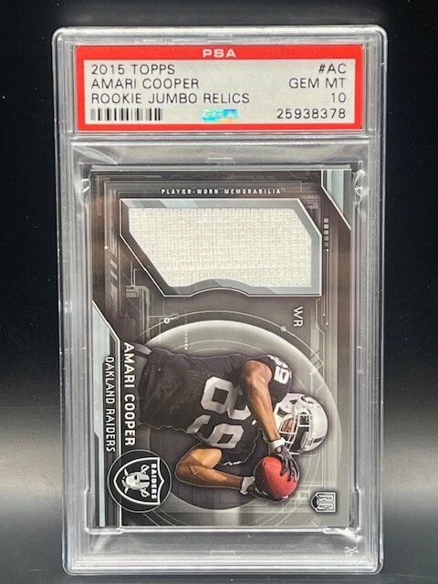 Amari Cooper Topps Rookie Jumbo Relics #AC Base