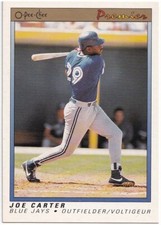 1991 O-Pee-Chee Premier #20 Joe Carter Toronto Blue Jays