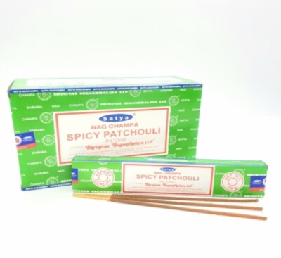 Satya Nag Champa Spicy Patchouli  Räucherstäbchen 15g