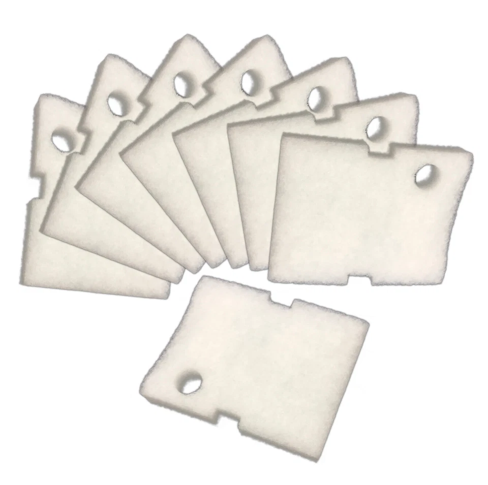 ZANYZAP Replacement Hydor 250 / 350 White Fine Filter Pads - 8 Pack