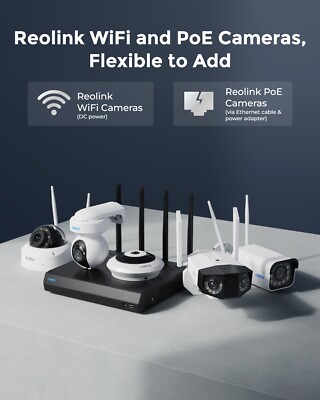 Rio Cameras Reolink 4K 12CH Wi-Fi NVR, Built-in 2TB HDD - Main Image