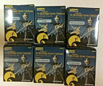 New in Box Nightmare Before Christmas Complete Set Trading Figure Series  MIB