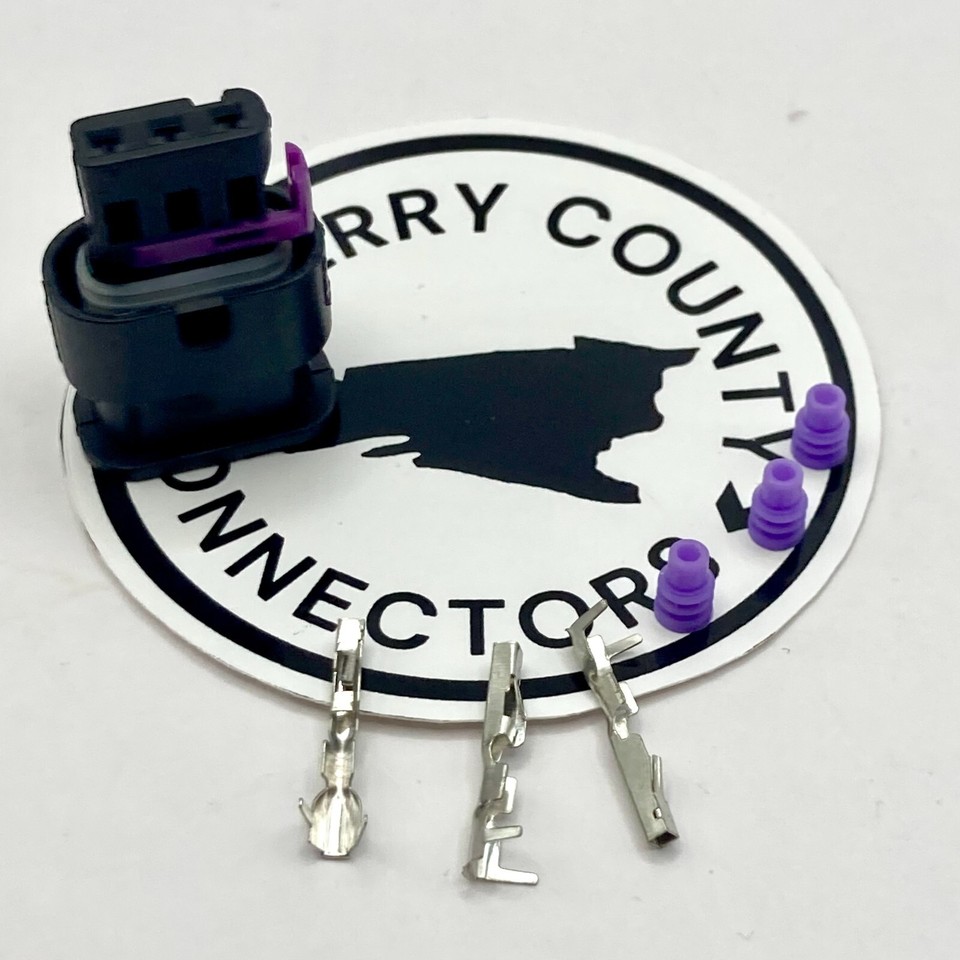 3 Pin Audi VW Porsche Connector Plug 1718653-1 4F097303 Parking Sensor ...