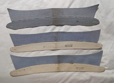 LOT OF 3 ANTIQUE 1920  S STRIPED COLLAR LOT SIZE 15 FOR MEN  S DRESS SHIRTS