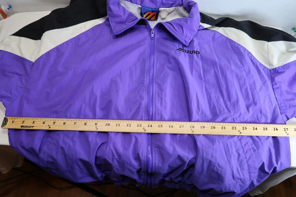 Mizuno Running Jacket Men’s Size M/L?? Breathable Baseball Athletic (READ) - Image 3 of 4