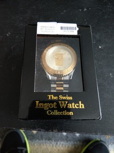 gold ingot watch