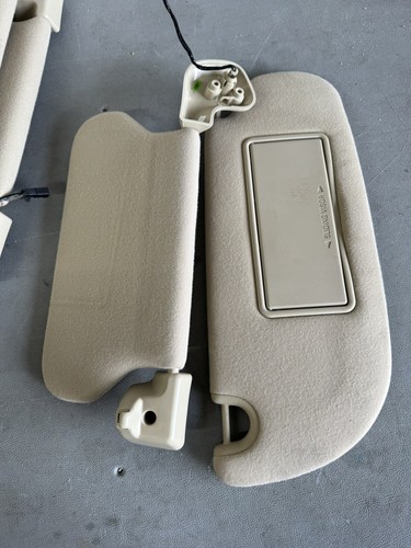 15 16 17 Ford Expedition Front Left Right Sunvisor Sun Visor Set Beige 1385 OEM - Picture 11 of 11