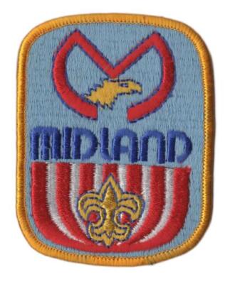 Midiand District BSA Patch YL Bdr. [VA-3700]