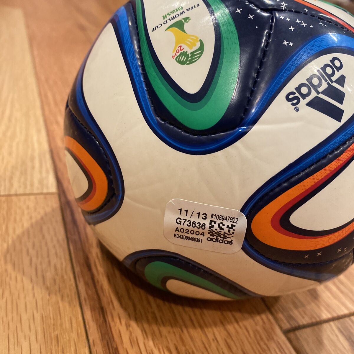 Adidas Brazuca FIFA World Cup Mini Ball 2014 Brasil size 1