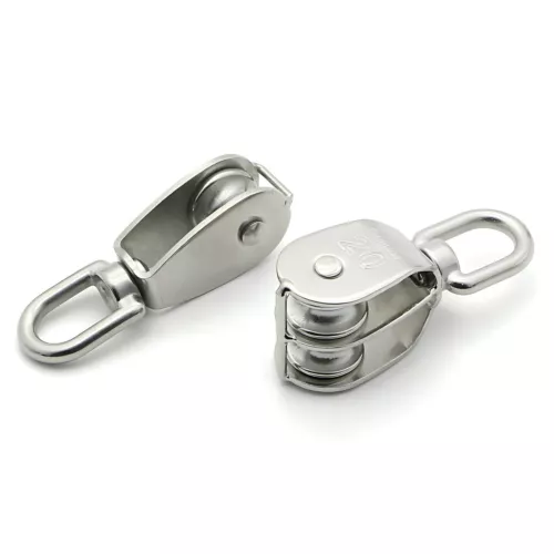 Umlenkrolle Seilrolle Blockseilrolle Seilwinde Seilzug Flaschenzug Edelstahl V2A