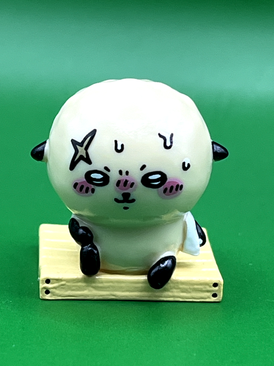 Rakko Chiikawa Character Sauna Small Figure Mascot Nagano Bandai