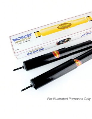 FOR NISSAN TERRANO II (R20) 1993-FRONT SHOCK ABSORBERS MONROE SHOCKS SHOCKERS X2
