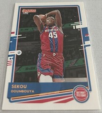 2020-21 Donruss Basketball Sekou Doumbouya Detroit Pistons base card #39