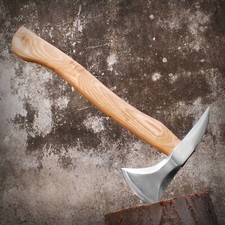 Handmade Axe for Wood Cutting, Throwing , Hunting, Camping, Spike wood Handle