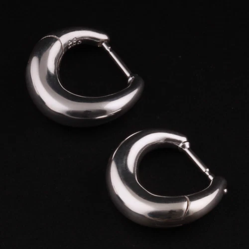 GEORG JENSEN Sterling Earrings # 433G. Offspring. Silver. Jacqueline Rabun. NEW!