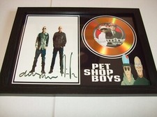PET SHOP BOYS  SIGNED  DISC  FRAMED  367