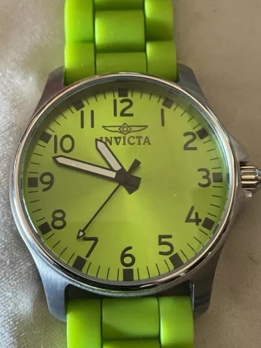 Invicta Angel Unisex Adult Watch Model Number 11728 Green Band And Face Works ￼
