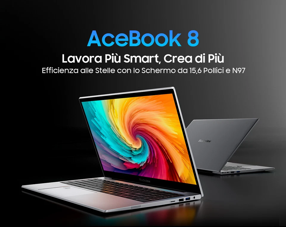 Blackview AceBook 8 Laptop Notebook Portatili 15,6" Intel 12th 16GB+512GB Win 11 - Immagine 4 di 4