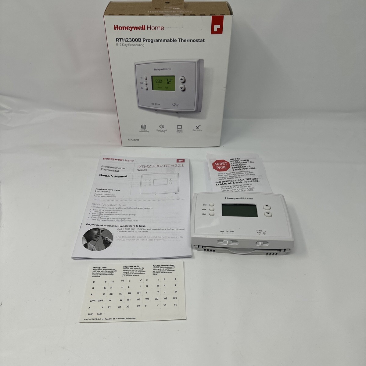 Honeywell 5-2 Day Programmable Thermostat with Digital Backlit