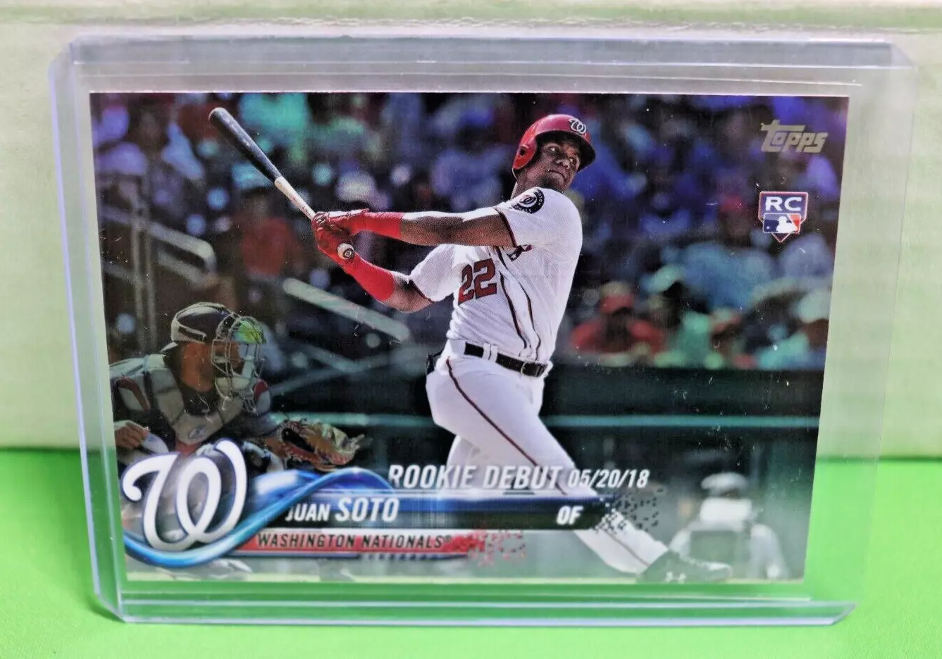 2018 Topps Update Series - Juan Soto - Rookie Debut Rainbow Foil #US104 (RC)