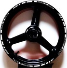 WHITE GP STYLE CUSTOM RIM STRIPES WHEEL DECALS TAPE STICKERS SUZUKI GSXR 600