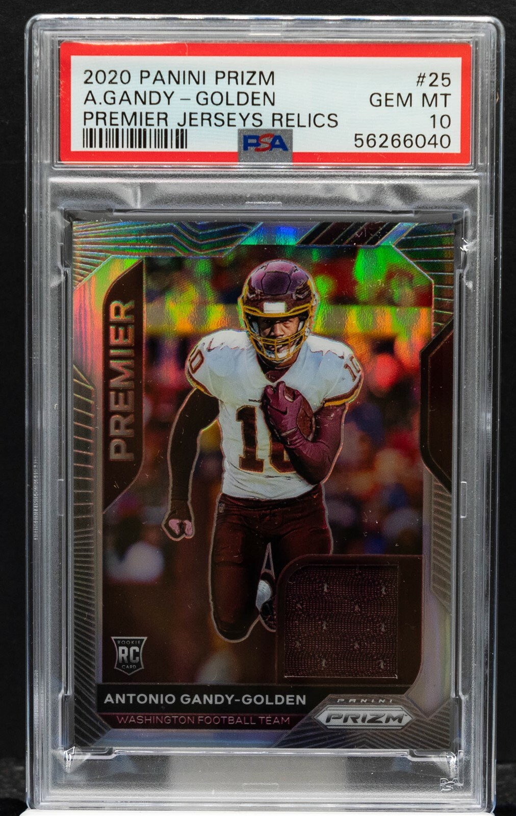 Antonio Gandy-Golden Panini Prizm Premier Jerseys Relics #25 Base