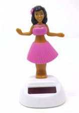 KC Hawaii Hula Girl Solar Dashboard Doll - 4.25 Inch Dancing Car Decor With Adhesive Base
