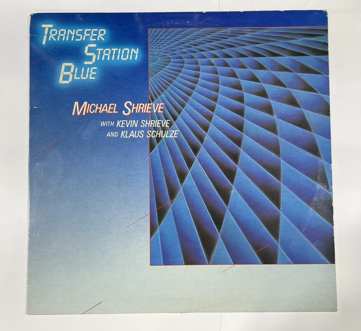 Michael Shrieve Transfer Station Blue Vinyl 1984 Klaus Schulze Kevin VG++