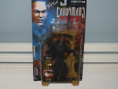 2001 MCFARLANE TOYS MOVIE MANIACS 4 : CANDYMAN 3  ACTION FIGURE AUTOGRAPHED