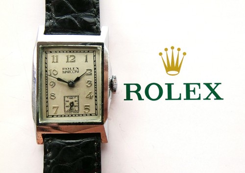 Rolex ♛ MARCONI Art Deco Antique 