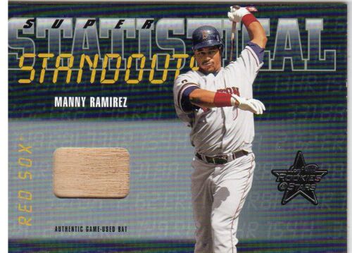 2002 Leaf R/S Statistical Standouts Materials Super Card #29 Manny Ramirez - Picture 1 of 1