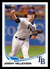 Jeremy Hellickson 2013 Topps #58 Tampa Bay Rays BUY3GET1FREE
