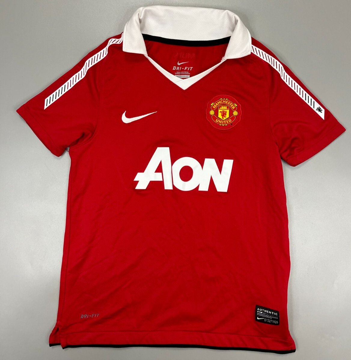Manchester United Home Shirt Jersey 2010-2011 Nike Size Boys S