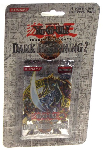 Konami YuGiOh Dark Beginning 2 Sealed Blister Playing Cards Pack 13 Cards Rare
