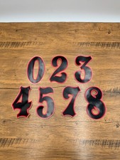 BMX Number Plate Sticker Decal NOS Old School...